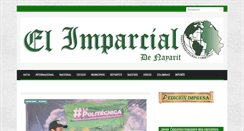 Desktop Screenshot of elimparcialdenayarit.com