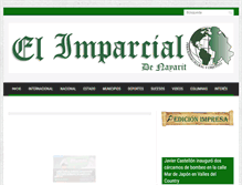 Tablet Screenshot of elimparcialdenayarit.com